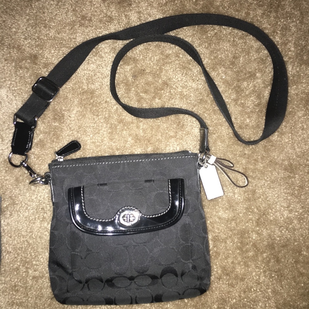 Black & Tan Coach Crossover Bags
